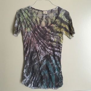 DAYTRIP LACE SHIRT WITH SHORT SLEEVES MULTI COLOR