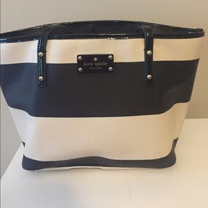 🎉Final Price Drop Kate Spade Black & White Purse
