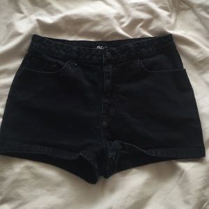 Urban Outfitters BDG high waisted black shorts