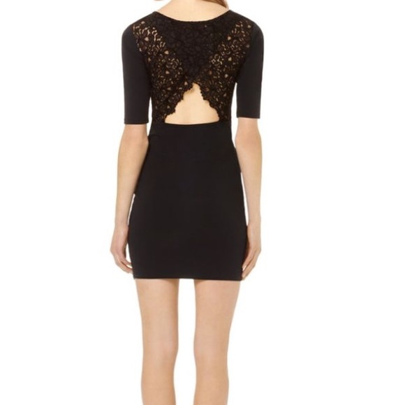 Talula Newberry Lace Black Dress