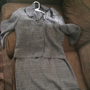 casual ruffle bottom dress with jacket