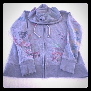 Victoria's Secret Pink hooded sweatshirt. Size S