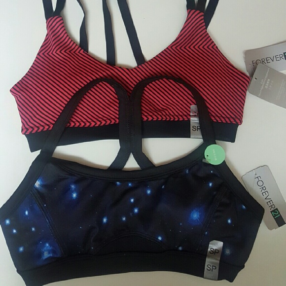 F21 Sports Bras New. $10 for 1. Both for $16. SM
