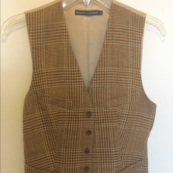 Ralph Lauren houndstooth vest