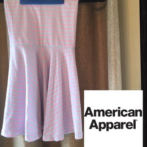American Apparel Stripe Mini Dress or Skirt Sz XS