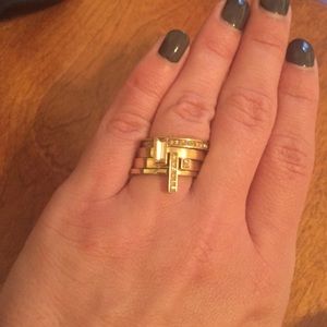 Michael Kors stackable ring set