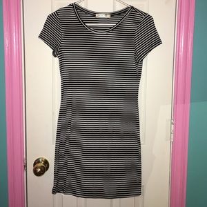 Striped t-shirt dress