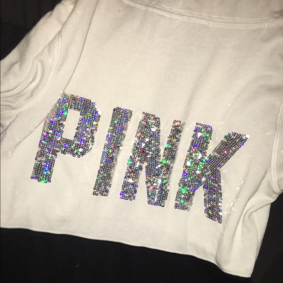 Victorias secret sequin hoodie sz small
