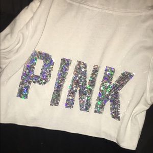 Victorias secret sequin hoodie sz small