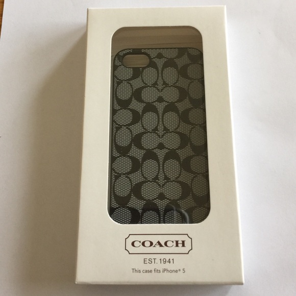 iPhone 5 Coach cellphone case 💕NEW NEVER USED💕
