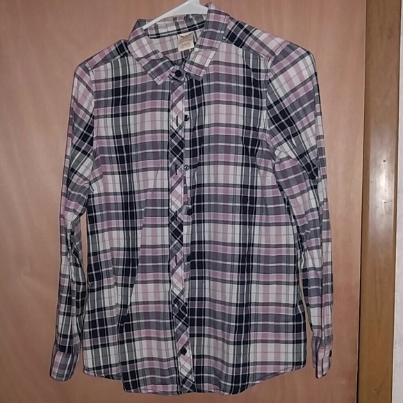 Plaid button up