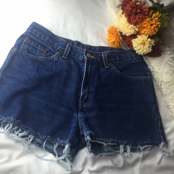 Vintage Levi Strauss High Waisted Denim Shorts