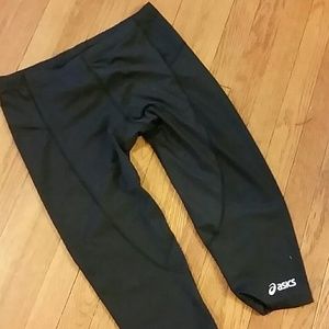 Asics spandex running crop pants Medium