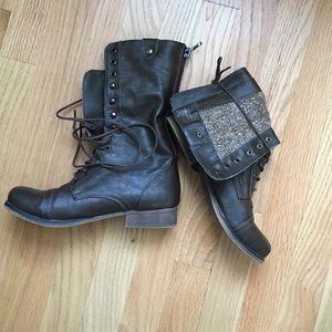 Madden Girl Combat boots