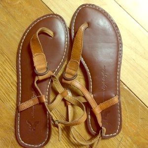 American eagle brown sandals