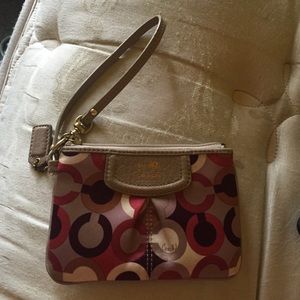 Small Coach wristlet