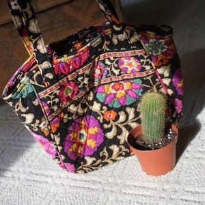 Vera Bradley Tote Shopping Handbag Suzani
