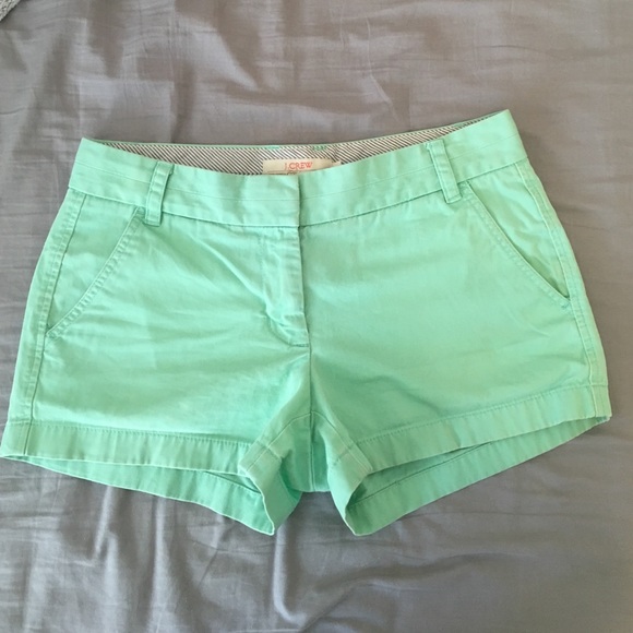 Teal JCrew Chino Shorts - size 4, 3 inch inseam