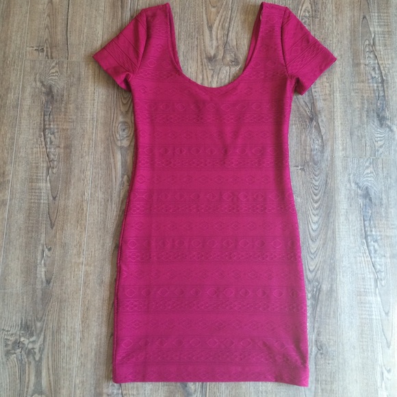 Bodycon Aztec dress.