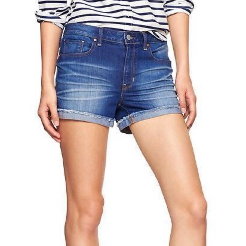{Gap 1969} Maddie Slim Cut Offs Denim Jean Shorts