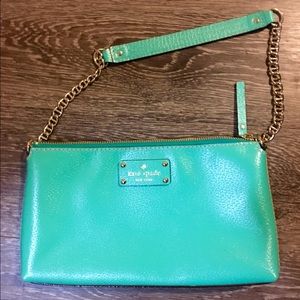 Teal Kate spade handbag