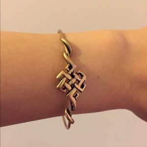 Alex and Ani Endless Knot wrap bracelet