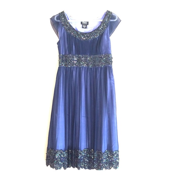 Midnight Dark Navy Blue Cocktail party Dress