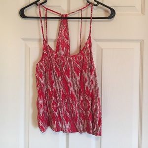 Aztec print crop top