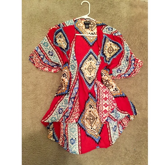 Indian style print camisole.