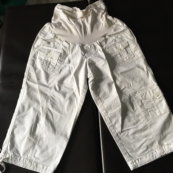 Maternity cargo capri