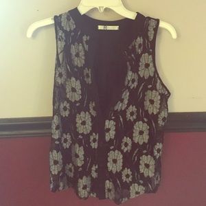 Rumors black lace tank