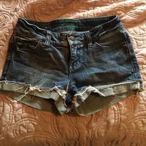 Denim shorts