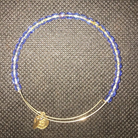 Alex and Ani Blue Beaded Bracelet
