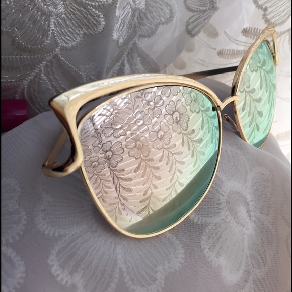 CASE INCLUDED Pink Shiver Mirror Lens Cat Eye - Picture 4 of 4