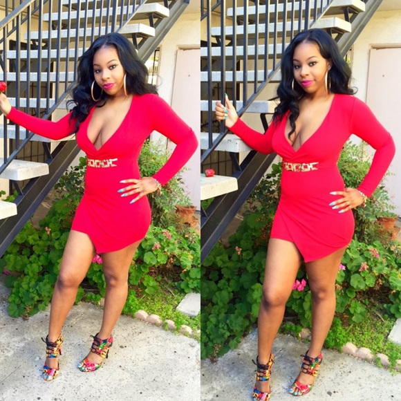 Red Bodycon dress