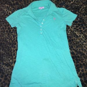 Lilly Pulitzer. Breezy polo top.