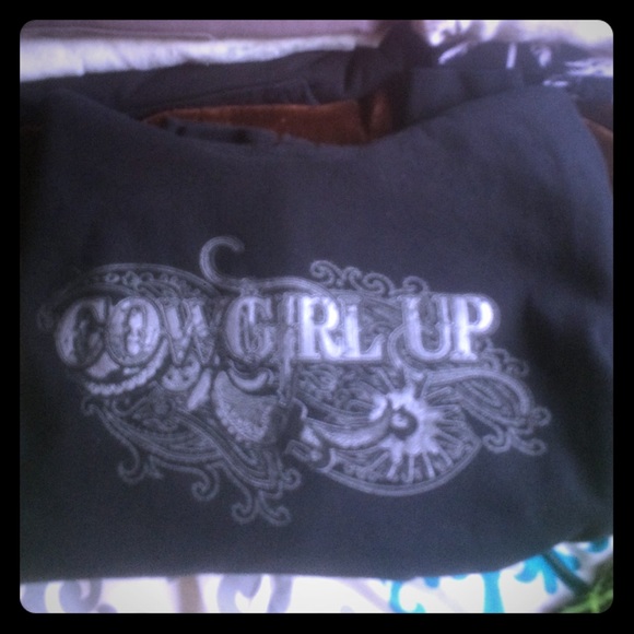 Cowgirl Up pullover hoodie