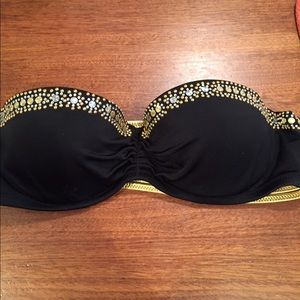 Victoria's Secret strapless sequined bathing suit