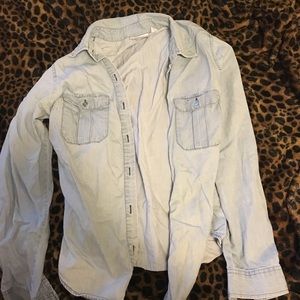 New York and Company chambray cover up