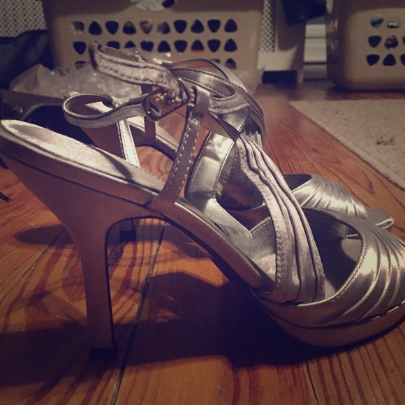 Townsend silver heels