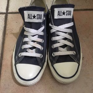 Navy colored converse