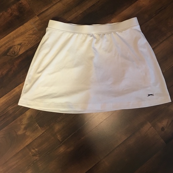 White tennis skort