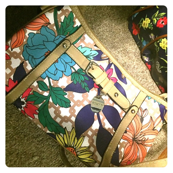 Rosetta floral bag small