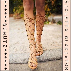 SCHUTZ Bamboo Violetta Gladiators