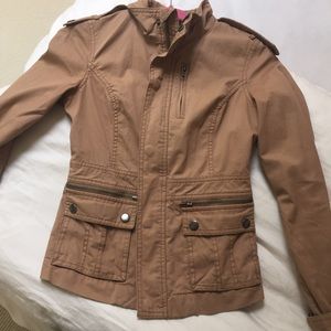 SALE Free People tan military style jacket