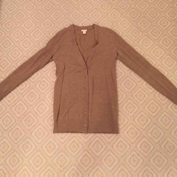 J. Crew 100% Merino Wool Cardigan