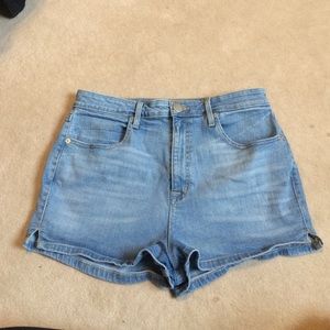 High waisted shorts