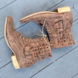 Studded boots
