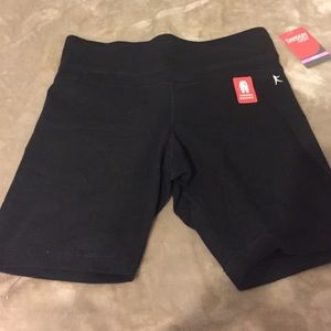 Black Fitted bike shorts