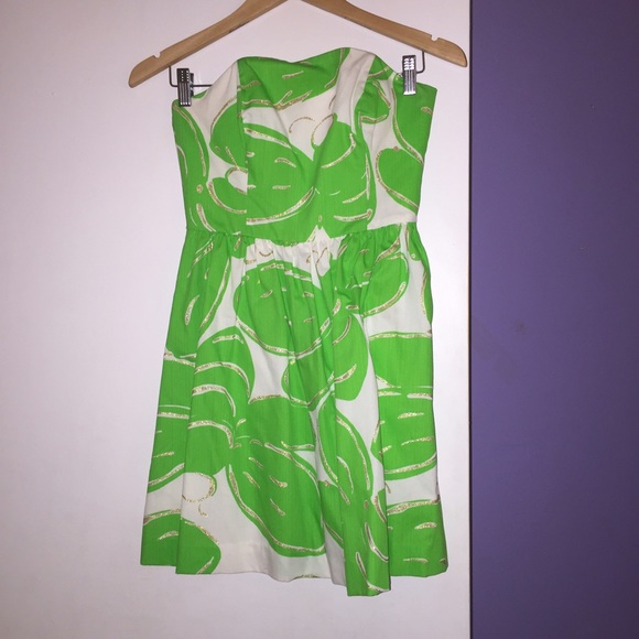 Adorable Lilly Pulitzer strapless dress
